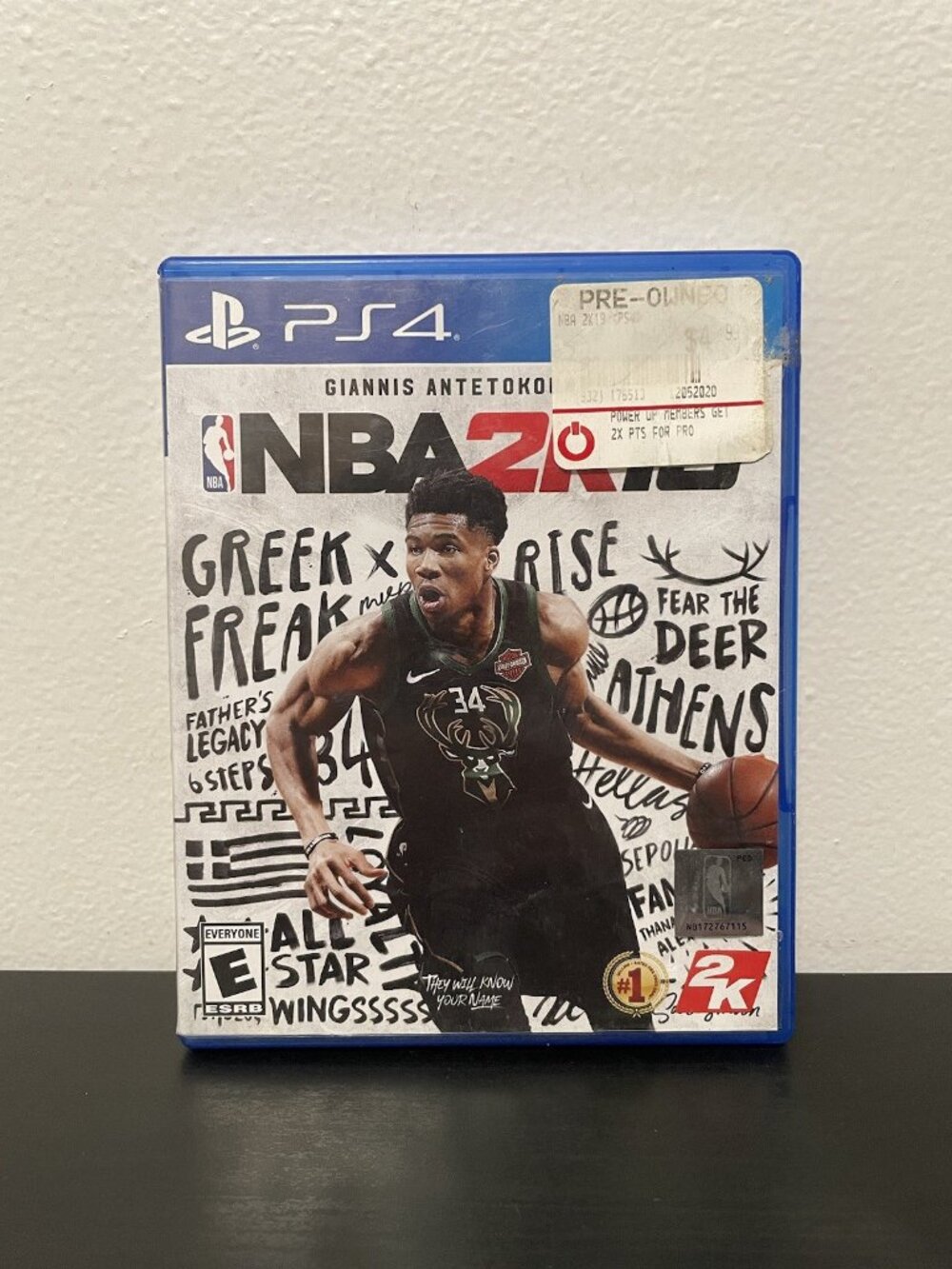 NBA 2K19 PS4 Sony PlayStation 4 Video Game Basketball Giannis